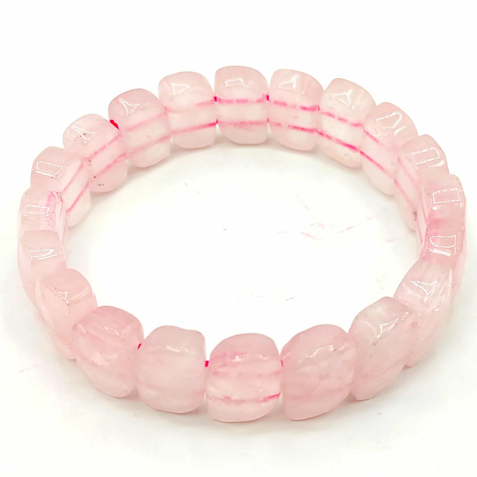 8MM Rose Quartz w/ Palo Santo Beads Healing Bracelet