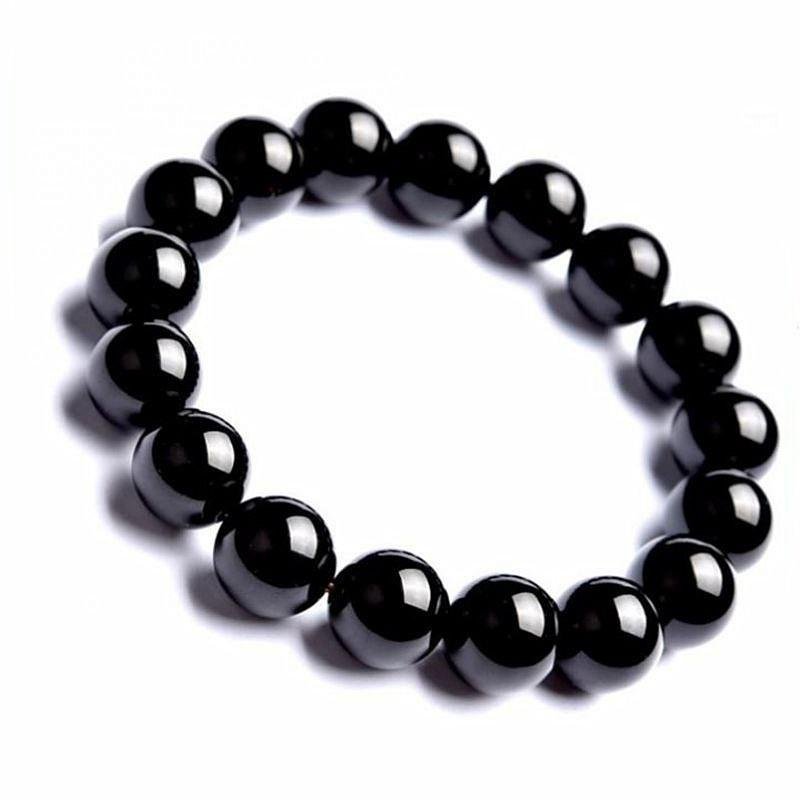 Grade A Black Tourmaline Crystal Bead Bracelet 8mm, Genuine Gemstone  Bracelet, Protection Relieves Stress Anxiety Gift for Men & Women - Etsy