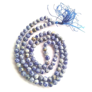 Sodalite Mala 108 Beads Size 8 MM