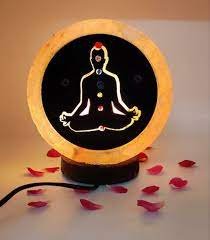 Seven Chakra Salt Lamp